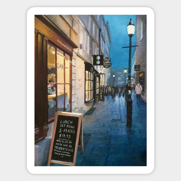 Bath cafes Sticker by richardpaul